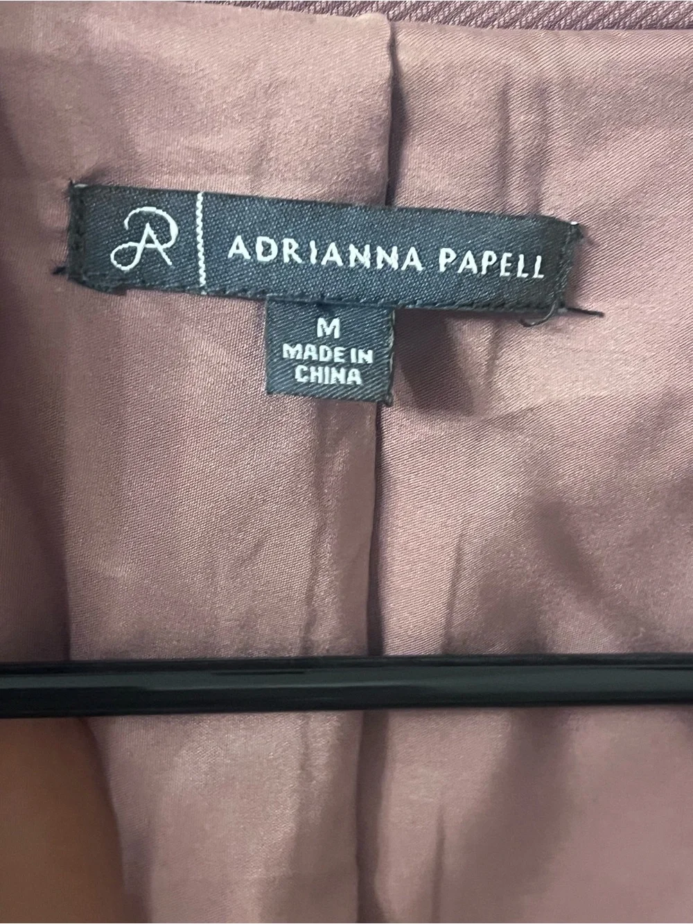 Adrianna Papell Dusty Mauve Trench Coat